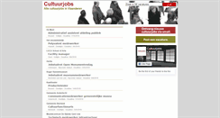 Desktop Screenshot of cultuurjobs.be